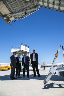 Termin am Münchner Flughafgen zur Bayerischen Klimawoche - Die FMG hat ihre wichtigen Beiträge zum Thema Klimaschutz dargestellt.