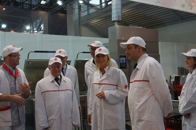 Besuch der Stände des Fleischerverbands Bayern und der Bäcker-Innung München und Landsberg im Rahmen der Internationalen Handwerksmesse 2016.