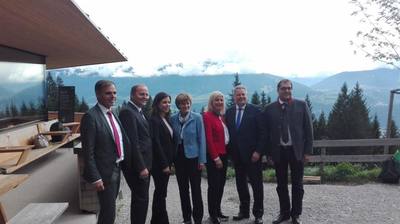 Besuch des Waldgipfels „schutz.wald.klima“ gemeinsam mit dem österreichischen Bundesumweltminister Andrä Rupprechter in Innsbruck.
 